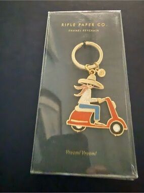 Rifle Paper Co. Enamel Keychain NIB